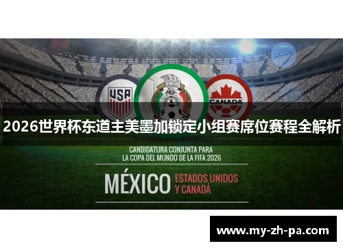 2026世界杯东道主美墨加锁定小组赛席位赛程全解析